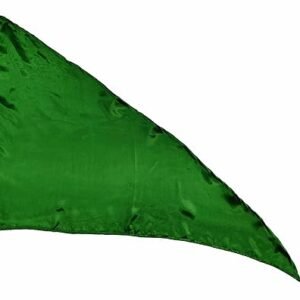 Craft Mania Dark Green Silky Satin without/Non printed multipurpose Flag for Home, Outdoor, Religious Procession 2.25x3.25 feet (26x40 inches)