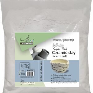 Jk Art 450G Ceramic Clay Powder For Art N Craft, Ceramic Pottery & Mini Sculptures For Children, Artist