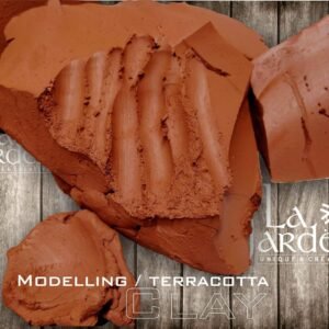 La Jarden 950g Terracotta Color Clay Natural Clay, Shadu Clay, Modelling air Dry Clay Dough Brown for Eco-Friendly Ganesha, Figurines, Sculptures, Jewellery, Childrens Play, Clay for Kids, Clay
