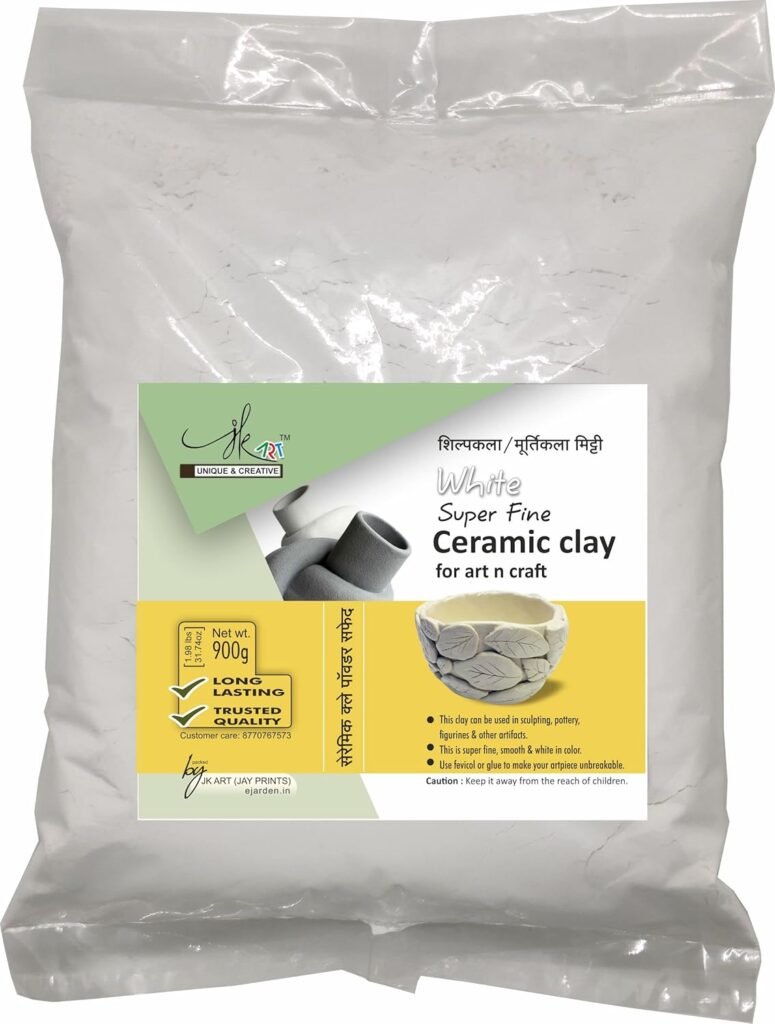 JK ART Professional Ceramic Clay Powder (900Grams) for Art n Craft ...
