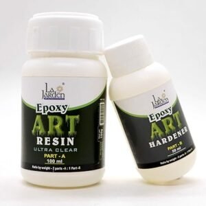 La Jarden 150g Crystal Clear UV-Resistant epoxy resin Art Kit, Long-Lasting, Smooth Finish, Non-Toxic, Easy to Use with Self-Leveling, Suitable for Table top, jewellery and keychain making