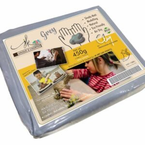 JK ART Natural Clay Terra Cotta Shadu Dough for Eco-Friendly Ganesha Figurines Modelling Sculptures Jewellery and Pottery (500 g)