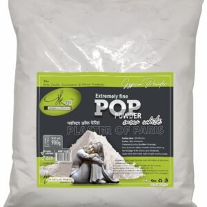 JK ART 900g Fast Setting & High Strength Plaster of Paris (POP) | Ideal for Making Idols, Molds, Sculptures, Wall Protective Coating & Heat-Resistant Plaster | Gypsum Powder for DIY Art, Repairs & Construction