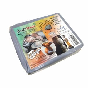 Craft Mania Air Dry, 450g Clay for sculpting, Modelling, Shadu mati, Air Dry Clay for Children & Professional Artist for any Project, Kids craft clay, clay for kids, clay for art and craft, Soft and pliable clay for children's Motor Skills (Pack of 1)
