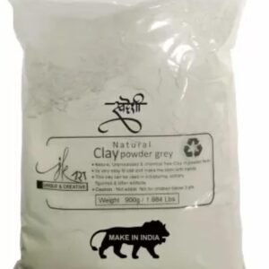 JK ART 900g Creative Art and Craft Air Dry natural clay (beige powder form) for Making of Eco-Friendly Ganesha, Figurines, Sculptures, Modelling & Children Play Dough, Art and Craft for Girls and Boys